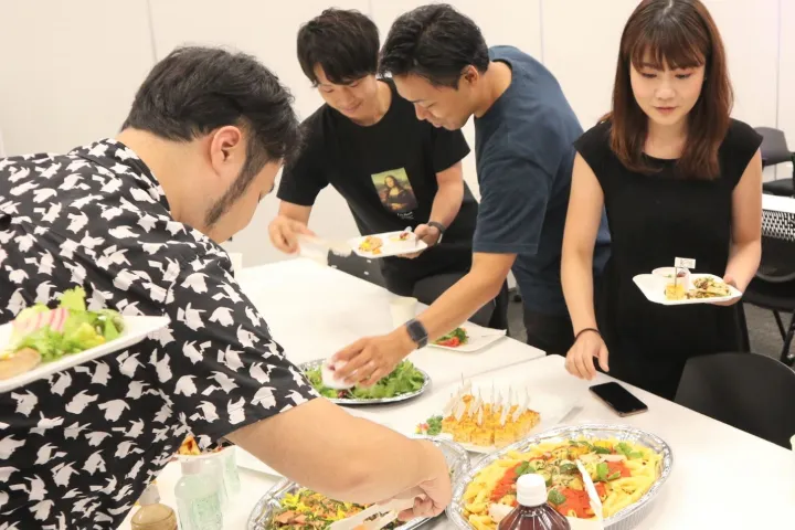 株式会社サイバーエージェント様のケータリング風景